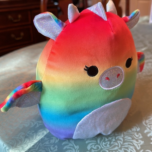 8" Calypsa the Drago (Pride) Squishmallow🌈🌈 - Picture 2 of 8